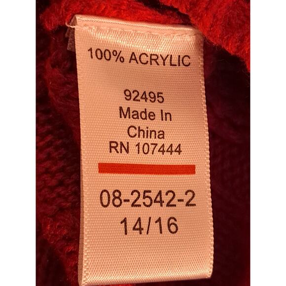 Women's Jessica London Redish Orange Sweater Size 14/16 - Picture 5 of 5